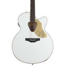 Gretsch G5022CWFE Rancher Falcon Jumbo Cutaway Acoustic-Electric Guitar - White ?>
