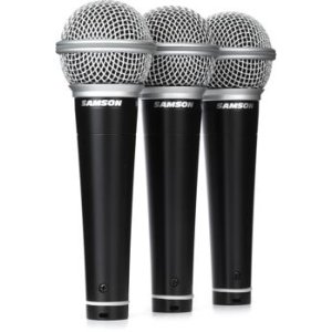 Bundled Item: Samson R21 Cardioid Dynamic Vocal Microphone - 3-pack