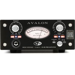 Avalon V5 Microphone Preamp - Black | Sweetwater
