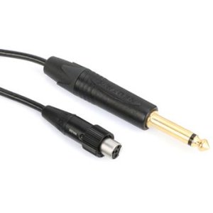 Bundled Item: Shure WA305 Premium 1/4-inch to TA4F Instrument Cable for Wireless Bodypack Transmitter