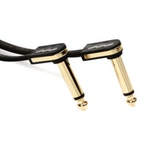 Bundled Item: EBS PG-58 Premium Gold Flat Patch Cable - Right Angle to Right Angle - 22.83 inch