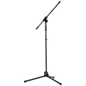 Bundled Item: K&M 21070 Microphone Stand with Fixed Boom Arm - Black