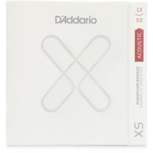 Bundled Item: D'Addario XSAPB1353 XS Phosphor Bronze Coated Acoustic Guitar Strings - .013-.053 Hybrid Light