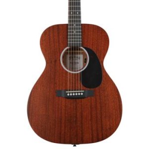 Martin 000-10E Acoustic-Electric Guitar - Natural Satin Sapele | Sweetwater