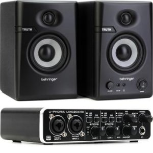 Behringer U-Phoria UMC204HD USB Audio Interface Bundles | Sweetwater