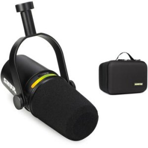 Shure MV7+ Hybrid Podcast Microphone - Black | Sweetwater