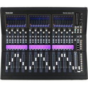 Bundled Item: TASCAM Sonicview 24XP 44-channel Digital Mixer, 24-fader Digital Live Sound Mixer and Integrated Recorder