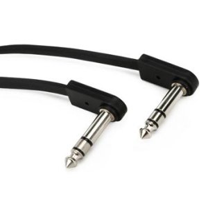 Bundled Item: EBS PCF-DLS58 Flat Patch Cable - Right Angle TRS Male to Right Angle TRS Male - 22.83 inch