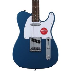 Bundled Item: Squier Affinity Series Telecaster Electric Guitar - Lake Placid Blue with Laurel Fingerboard