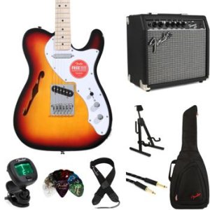 Squier Affinity Series Telecaster Thinline Electric Guitar - 3