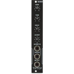 Tiptop Audio BD808 Eurorack Analog Bass Drum Module - Black