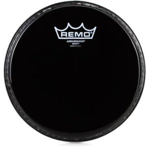 Product Image - Remo Ambassador Ebony Drumhead - 8 inches