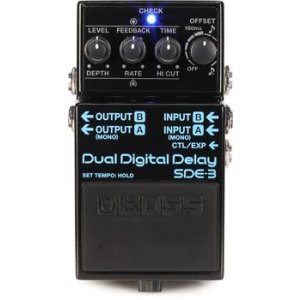 Bundled Item: Boss SDE-3 Dual Digital Delay Pedal