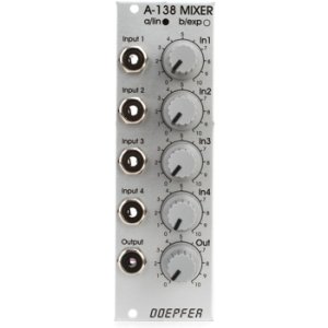 Doepfer A-138a 4-channel Linear Mixer Eurorack Module - Standard