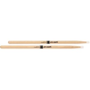 Bundled Item: Promark Classic Forward DrumSticks - Hickory - 5B - Nylon Tip
