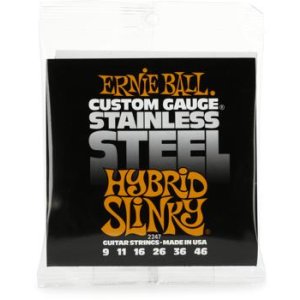 Ernie Ball 2247 Hybrid Slinky Stainless Steel Wound Electric