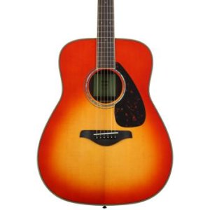 Bundled Item: Yamaha FG830 Dreadnought Acoustic Guitar - Autumn Burst
