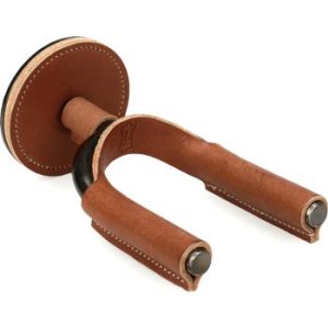 Bundled Item: Levy's FGHNGR Smoke Forged Guitar Hanger - Tan Leather