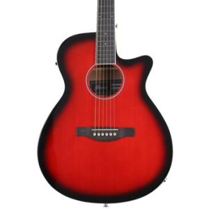 Bundled Item: Ibanez AEG7TRH Acoustic-electric Guitar - Transparent Red Sunburst