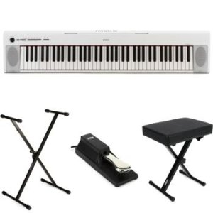Yamaha Piaggero NP-32 76-key Piano with Speakers - White | Sweetwater