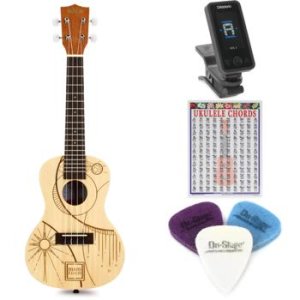 Kala mxmtoon Signature Concert Ukulele - Natural | Sweetwater