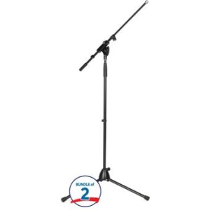 K&M 21070 Tripod Microphone Stand with 32 Boom 21070-500-55 B&H