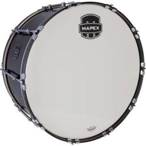 Mapex Quantum Mark II Marching Bass Drum - 14 inches x 30 inches, Gloss  Black