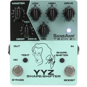 Tech 21 YYZ Geddy Lee Shape-shifter Signature SansAmp Pedal