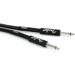 Bundled Item: Fender 0990820024 Professional Series Straight to Straight Instrument Cable - 10 foot Black