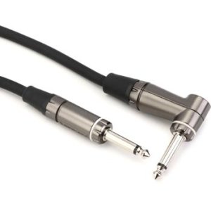 Bundled Item: Gator Cableworks Composer Series 1/4-inch TS Male Straight to Right-angle Instrument Cable - 30 foot