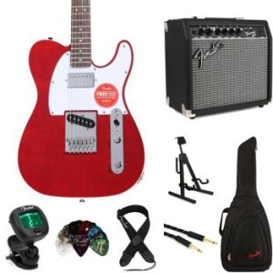 Squier Affinity Series Telecaster Electric Guitar - Crimson