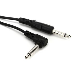 Bundled Item: Hosa CPP-110R Interconnect Cable - 1/4-inch TS Male to Right-angle 1/4-inch TS Male - 10 foot