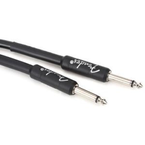 Bundled Item: Fender Professional Series Straight to Straight Instrument Cable - 10 foot Black