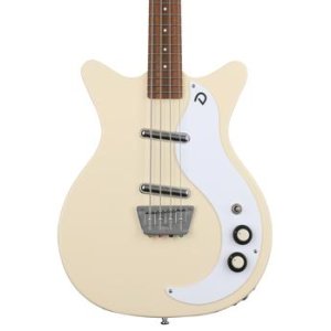 ギター danelectro 59DC Danelectro '59DC Short Scale Bass Guitar - Black Metalflake