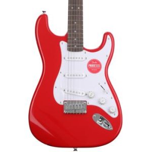 Bundled Item: Squier Sonic Stratocaster HT Electric Guitar - Torino Red