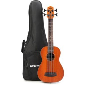 Bundled Item: Kala Rumbler Mahogany U-Bass Acoustic-Electric - Natural Satin