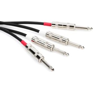 Bundled Item: Pro Co DK-5 Excellines Dual Instrument Patch Cable - Straight to Straight - 5 foot
