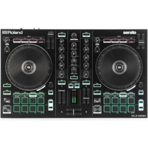 Roland DJ-202 4-deck Serato DJ Controller with Drum Machine with