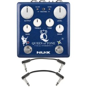 Amazon.com: NUX NDO-6 Queen of Tone Dual Overdrive Pedal