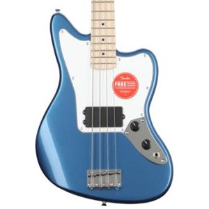 Bundled Item: Squier Affinity Series Jaguar Bass H - Lake Placid Blue with Maple Fingerboard
