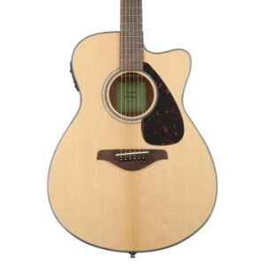 Bundled Item: Yamaha FSX800C Concert Cutaway Acoustic-electric Guitar - Natural