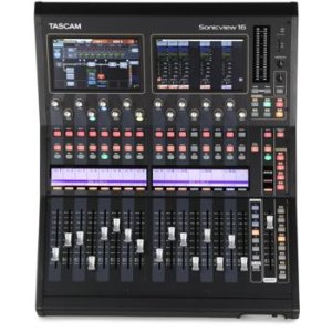 Bundled Item: TASCAM Sonicview 16XP 44-channel Digital Mixer, 16-fader Digital Live Sound Mixer and Integrated Recorder