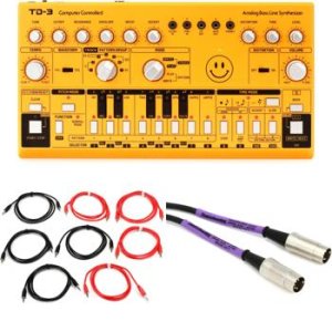 Behringer TD-3-Yellow Analog Bass Line Synthesizer - Yellow