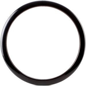 Bundled Item: Bass Drum O's Port Hole Ring - 6" - Black
