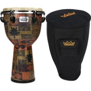 Remo Designer Series Apex Djembe - 12 inches, Orange Kinte