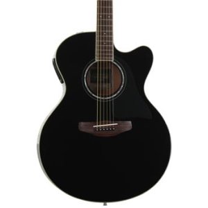 Yamaha CPX600 Medium Jumbo Cutaway - Black