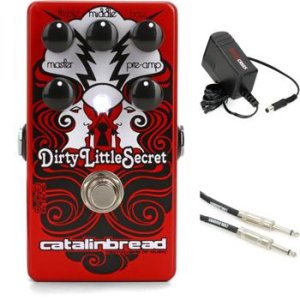 Catalinbread Dirty Little Secret Overdrive Pedal - Red | Sweetwater