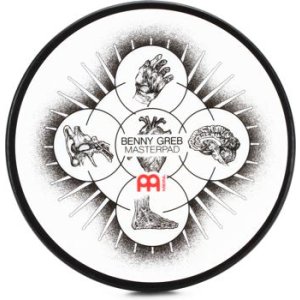 Bundled Item: Meinl Cymbals Benny Greb Practice Pad - 6-inch