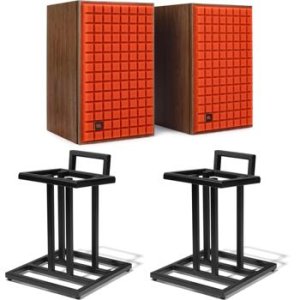 JBL L82 Classic MKII Bookshelf Speakers (Pair) - Orange