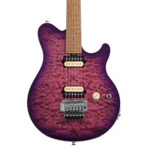 Ernie Ball Music Man Axis Electric Guitar - Olallieberry Quilt | Sweetwater